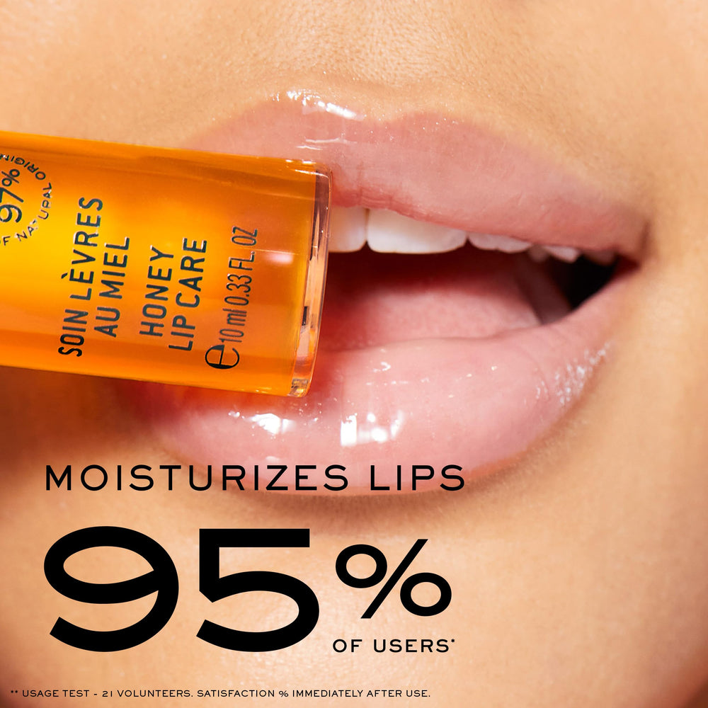 Nuxe Rêve de Miel lip gloss bottle with French-made claim.