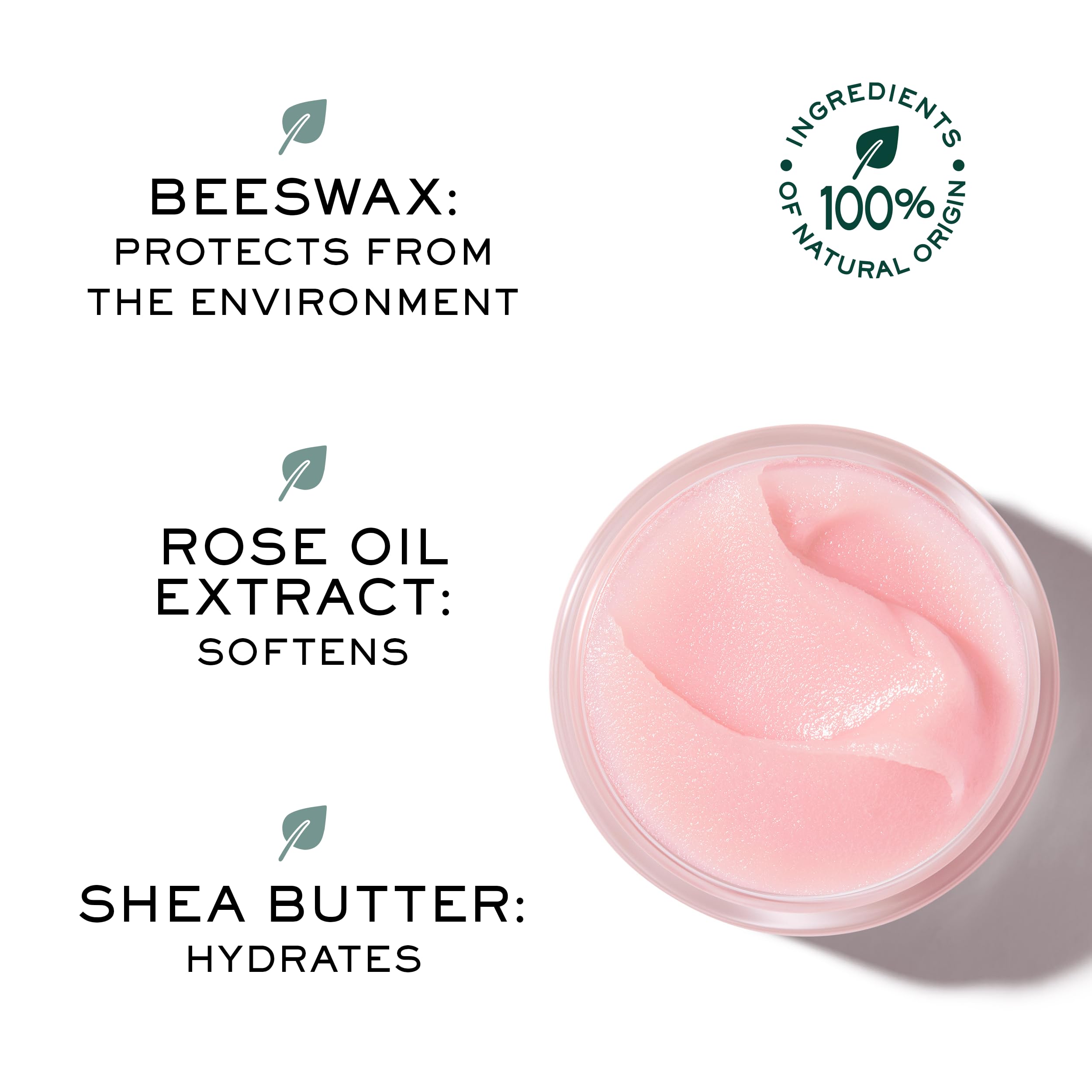 NUXE Very Rose beeswax layer protects lips against wind and cold