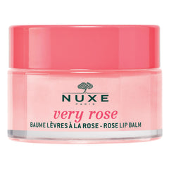 NUXE Very Rose lip balm tube delivers melt-away moisture for dry lips