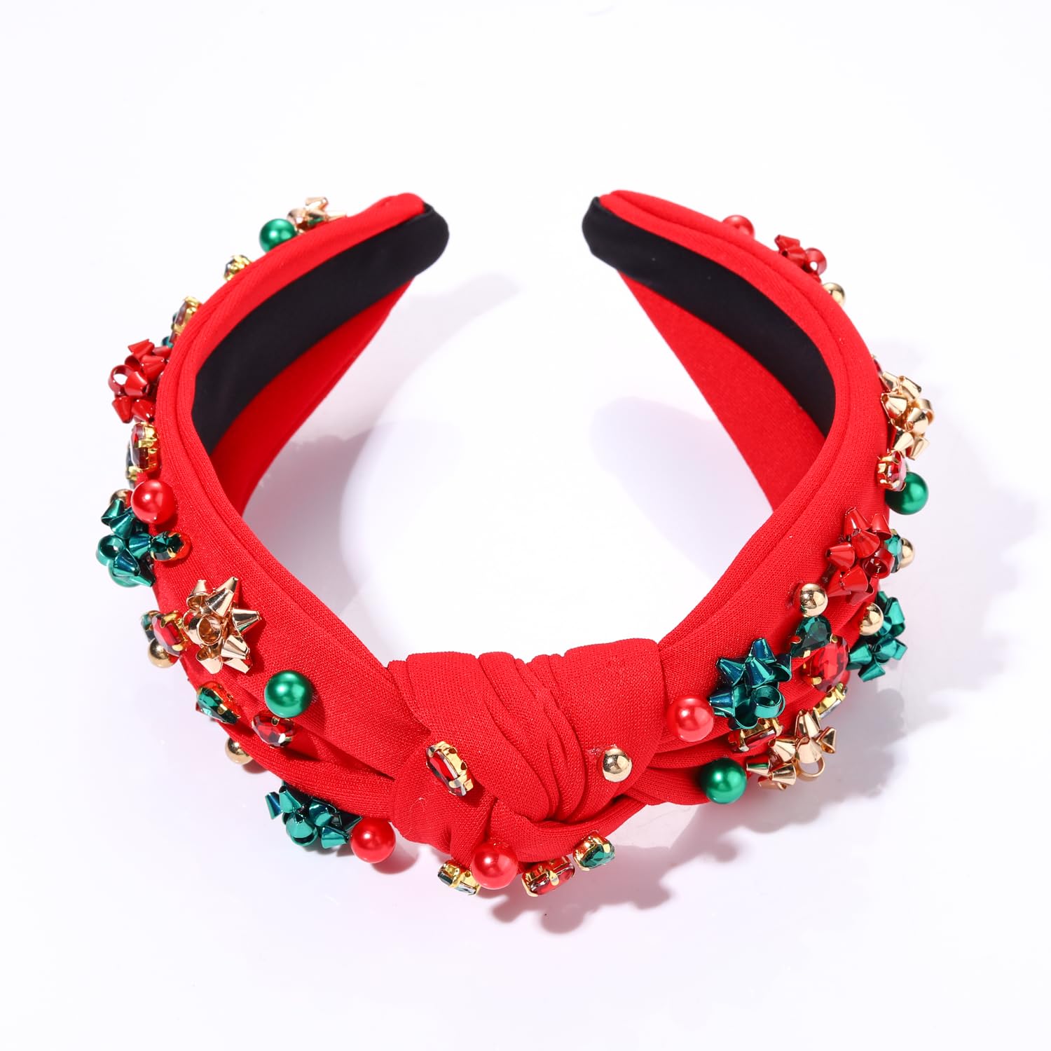 NVENF Jeweled Plaid Headband packaging-ready gift idea.