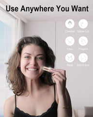 nvxigac face razor lipstick-sized pink for portable smooth skin removal