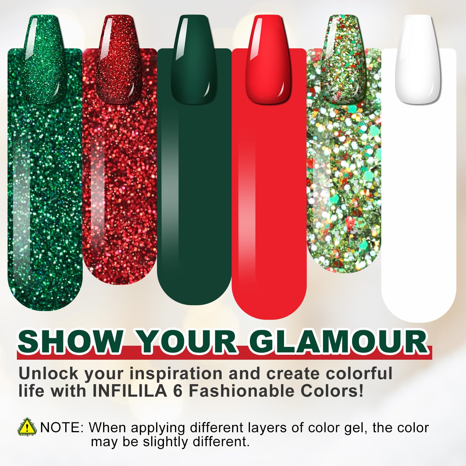 NXJ INFILILA Holiday Gift Set showcases ready-to-gift packaging for nail lovers.