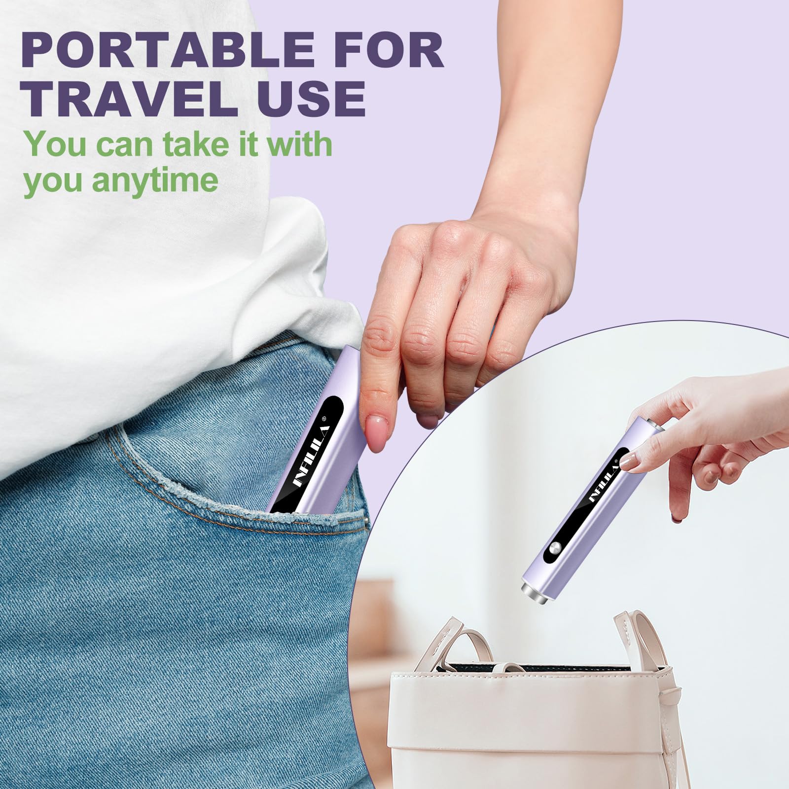 NXJ INFILILA USB-rechargeable design powers long sessions away from outlets.