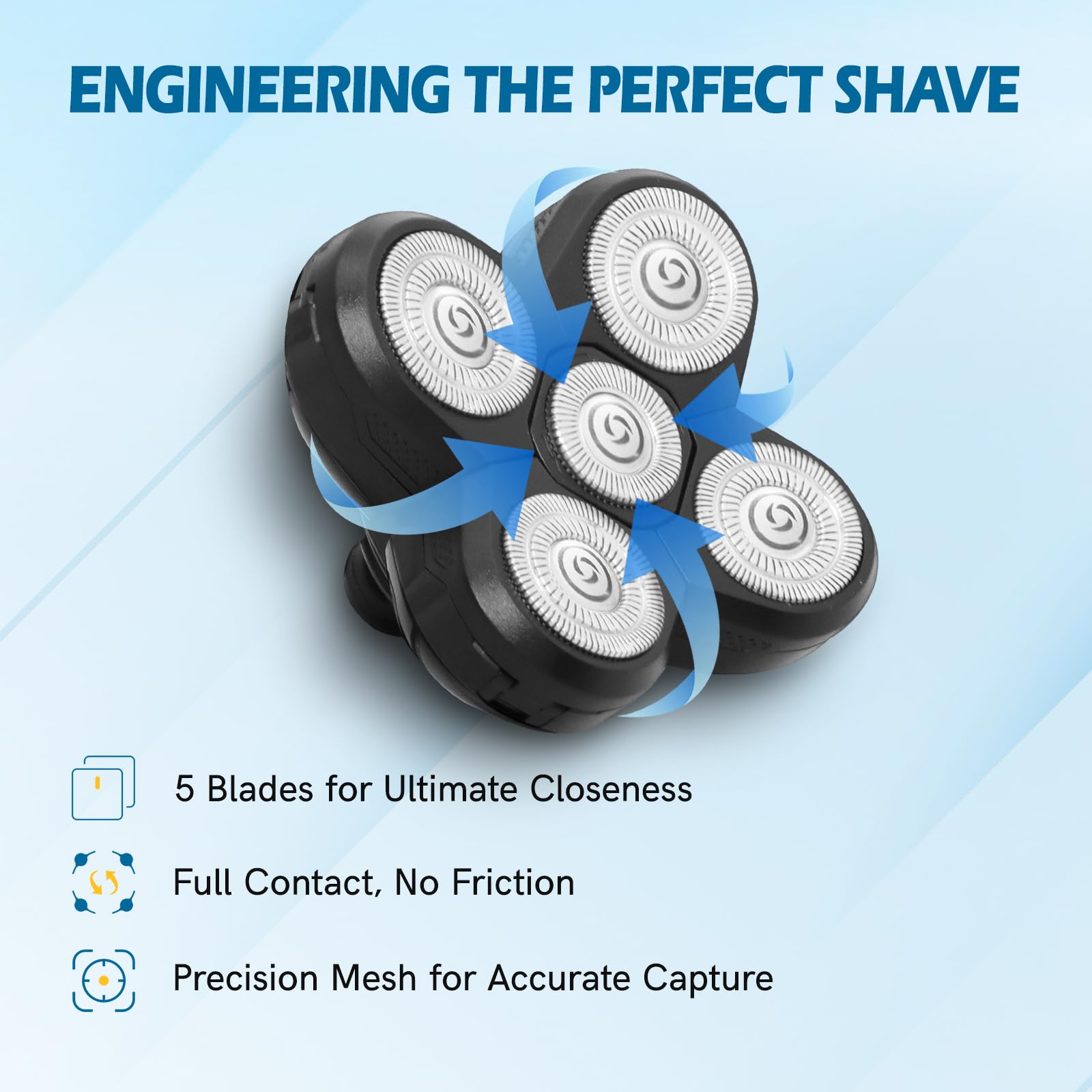 NXPPYY Freebird waterproof blades are easy to rinse after wet shaving