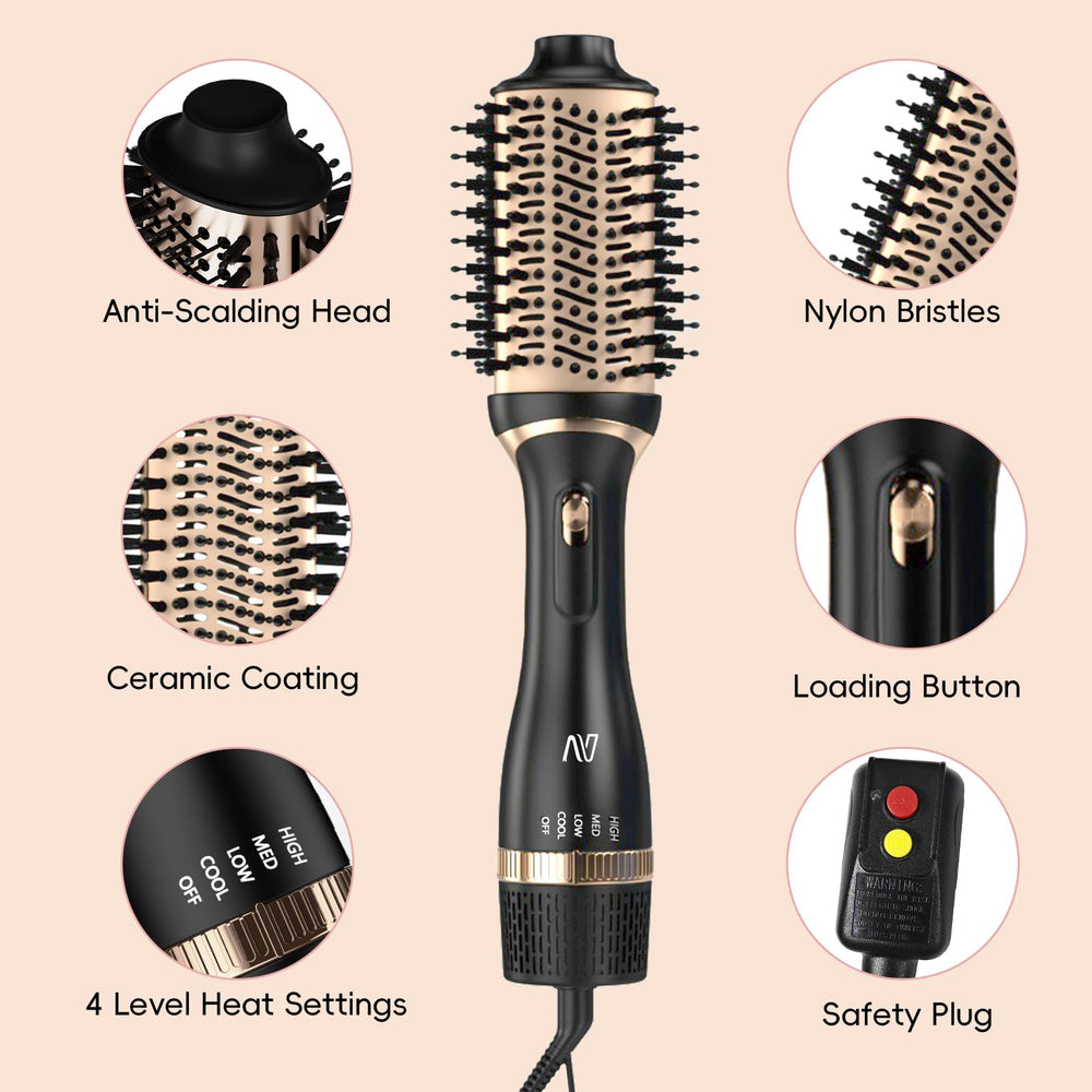 Nycoba hair dryer brush set highlights ionic technology for glossy shine