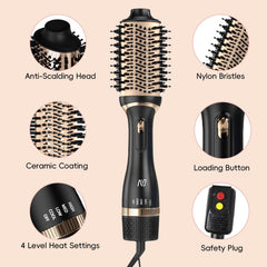 Nycoba hair dryer brush set highlights ionic technology for glossy shine