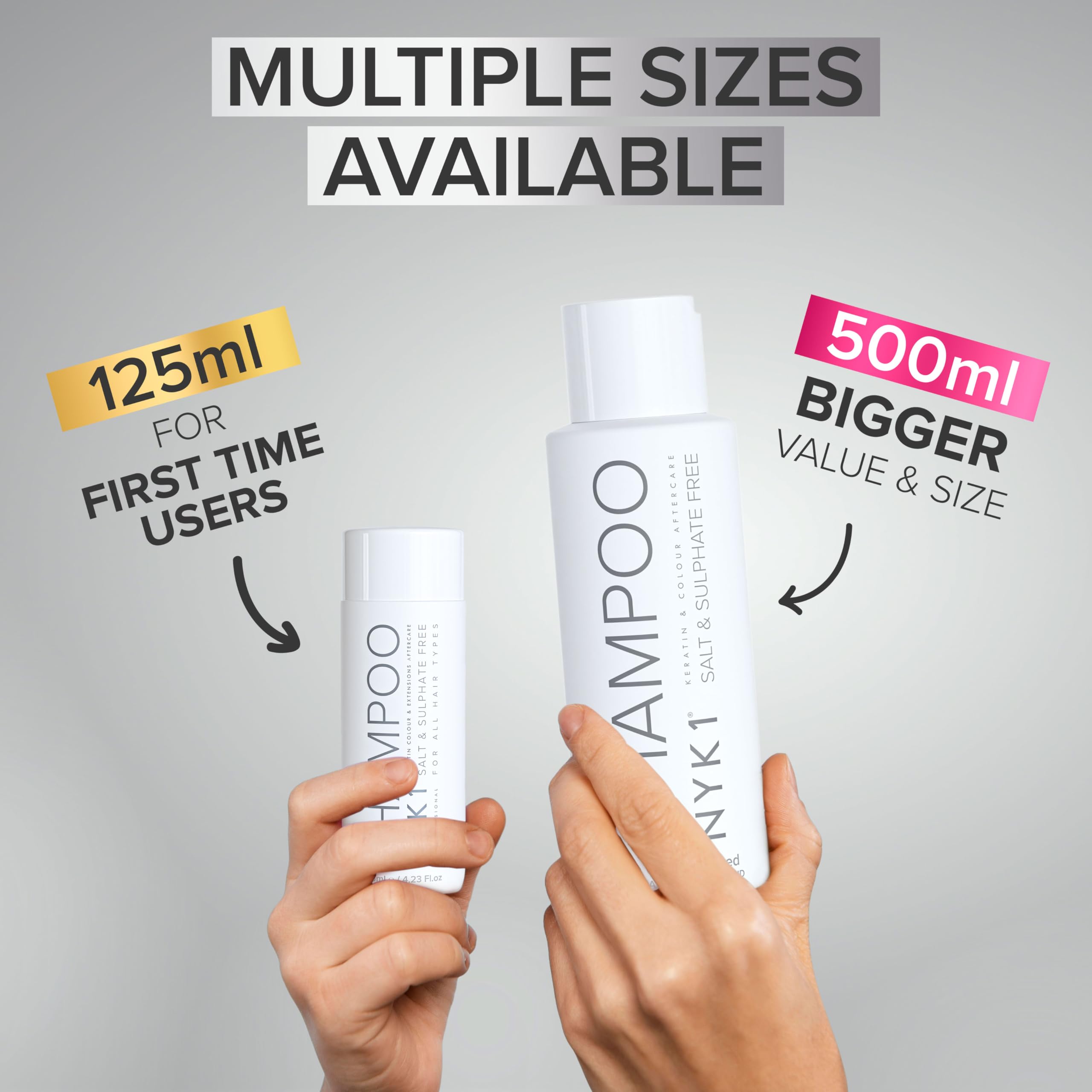 NYK1 500ml bottles packaging shows value pack and easy storage.