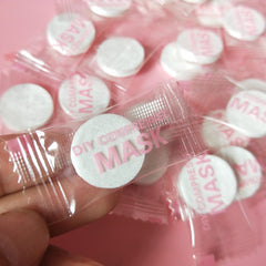 NYKKOLA dry-compressed mask paper, ideal for DIY beauty mixtures.