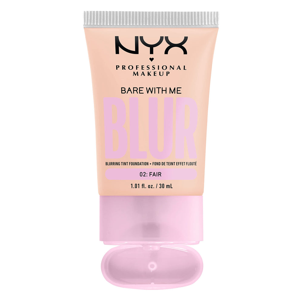 NYX Bare With Me Blur Tint Foundation contains matcha and niacinamide for skin-friendly benefits