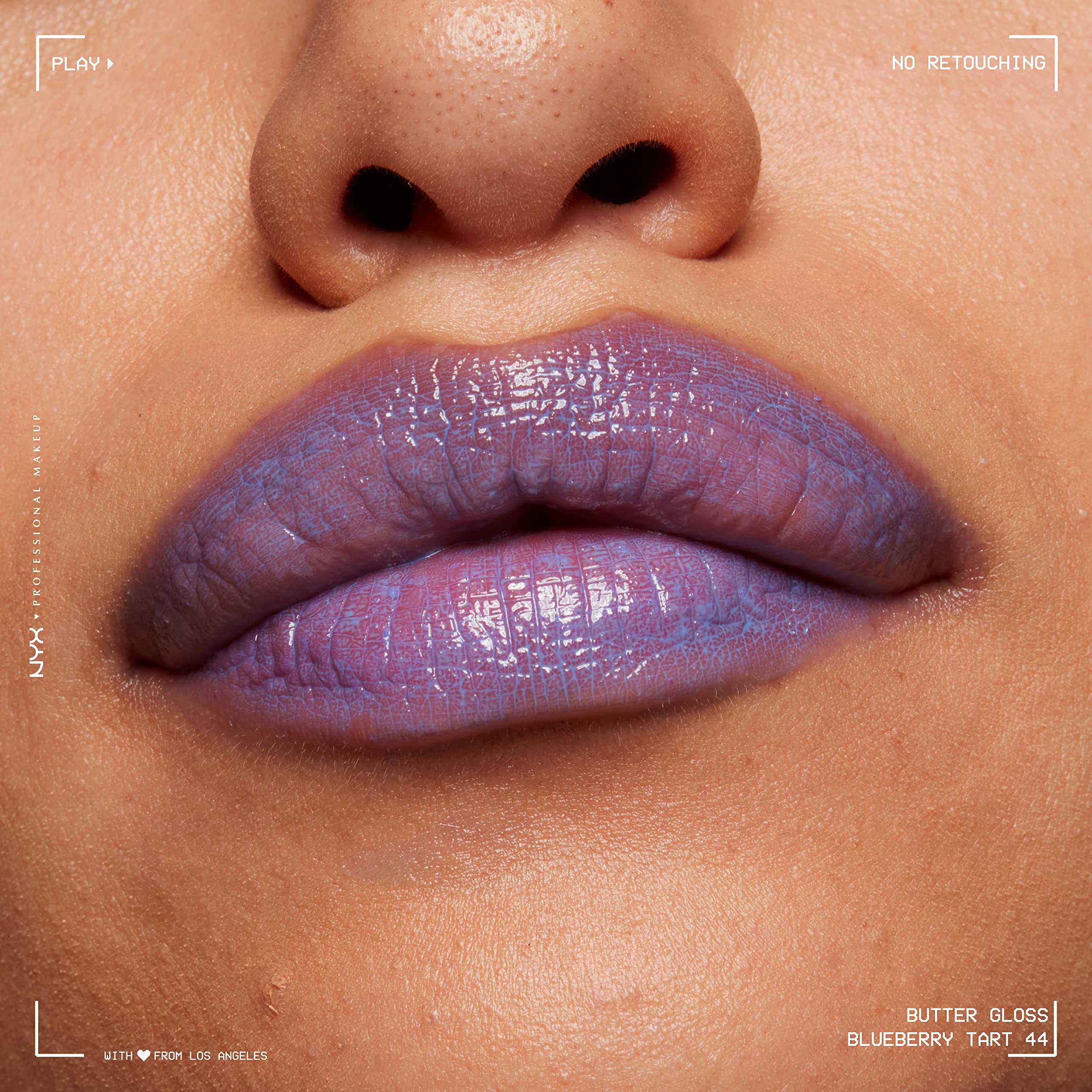 Uso con delineador de NYX Butter Gloss para realzar el color.