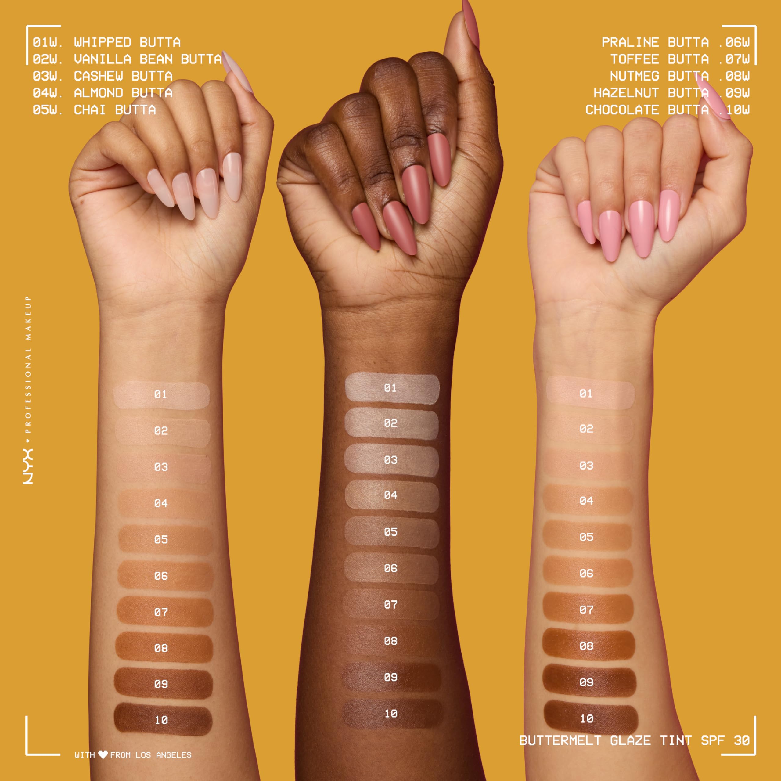 NYX Buttermelt Glaze niacinamide skin care infusion for improved texture