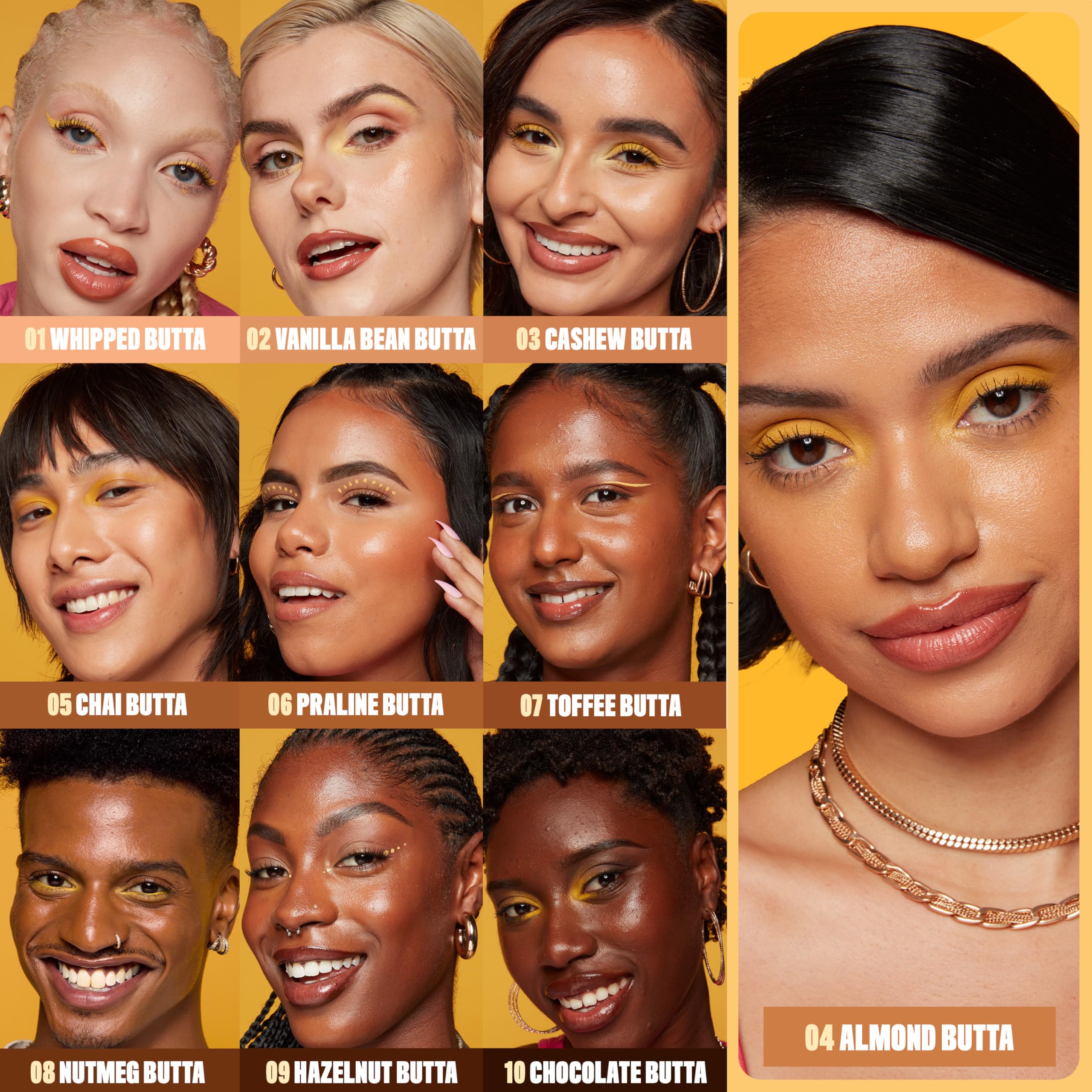 NYX Buttermelt Glaze shea mango butter infusion visible in ingredient focus