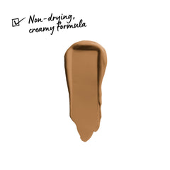 Under-eye area enhanced with NYX Concealer for an awake look and brighten.