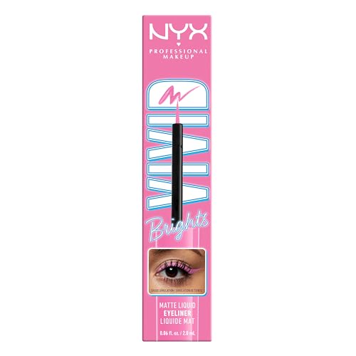 NYX PROFESSIONAL MAKEUP delineador líquido acabado mate para ojos definidos