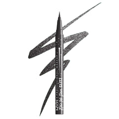 NYX Epic Ink Glitz Liner close-up of the brush-tip for precise glitter lines.