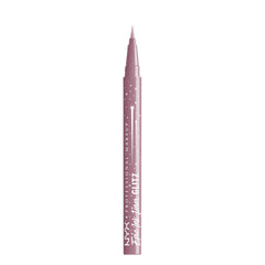 NYX Epic Ink Glitz Liner closeup highlighting Shimmer Stitch shimmer for saturated lines