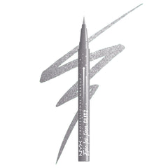 NYX Epic Ink Glitz liner waterproof glitter eyeliner for all-day sparkle.