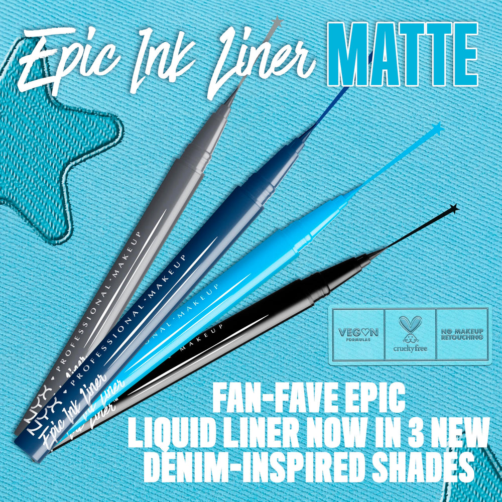 NYX Epic Ink Liner precision tip demonstrates easy one stroke control.