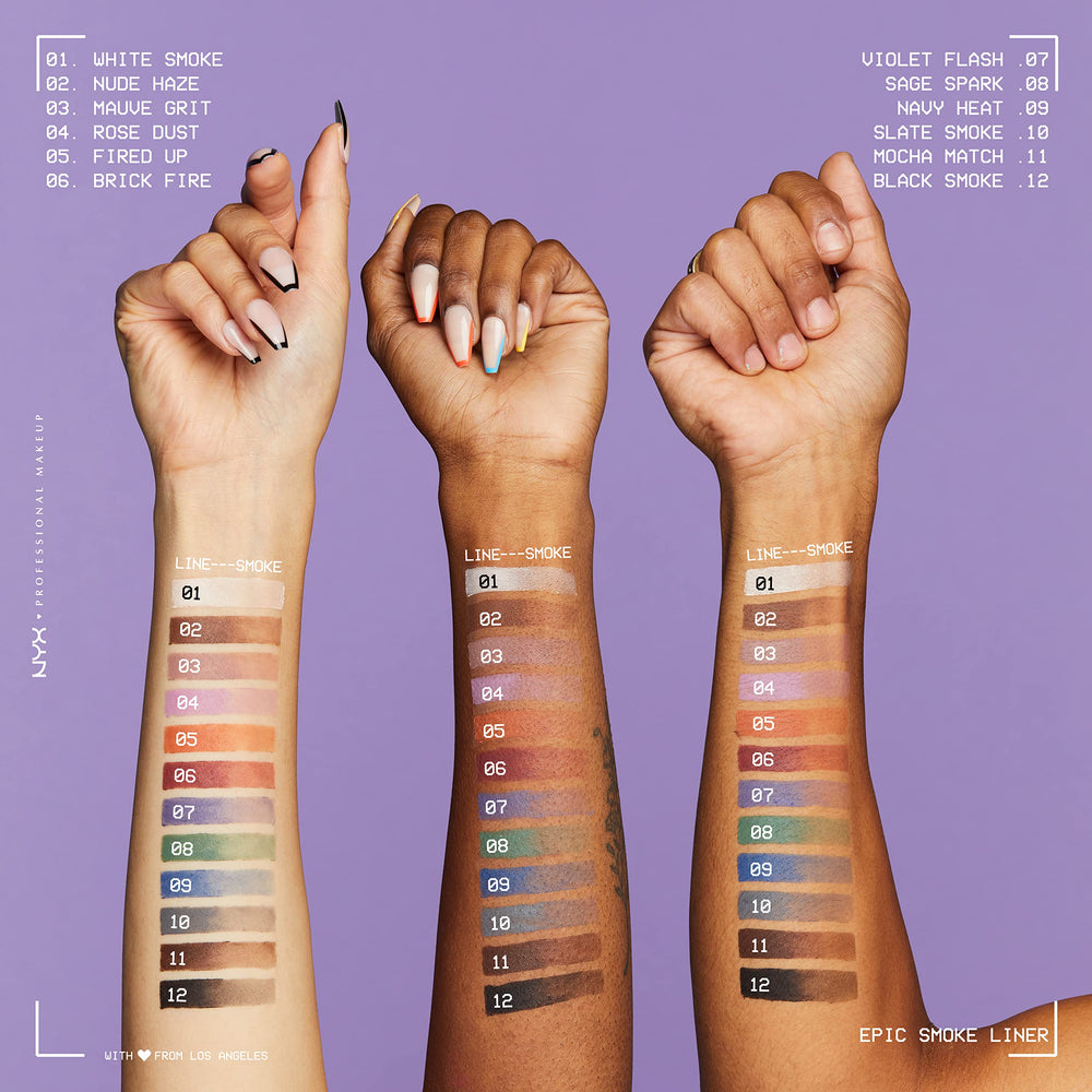 NYX Epic Smoke Liner cruelty-free badge confirms vegan ethics.