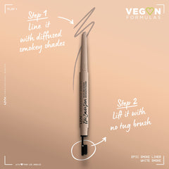 NYX Epic Smoke Liner close-up shows the slant-tip for precise lining.