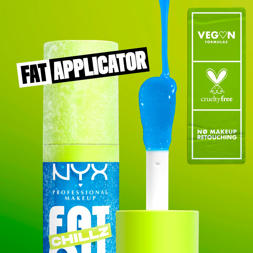 NYX Fat Oil Chillz non-sticky texture for comfortable wear.