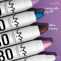 NYX Jumbo Eye Pencil Macaroon Mint shadow base ready to boost longevity.