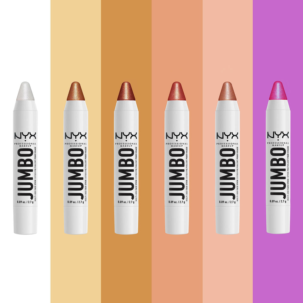 NYX Jumbo Multi-Use Face Sticks Lemon Meringue portable glow for on-the-go touchups.