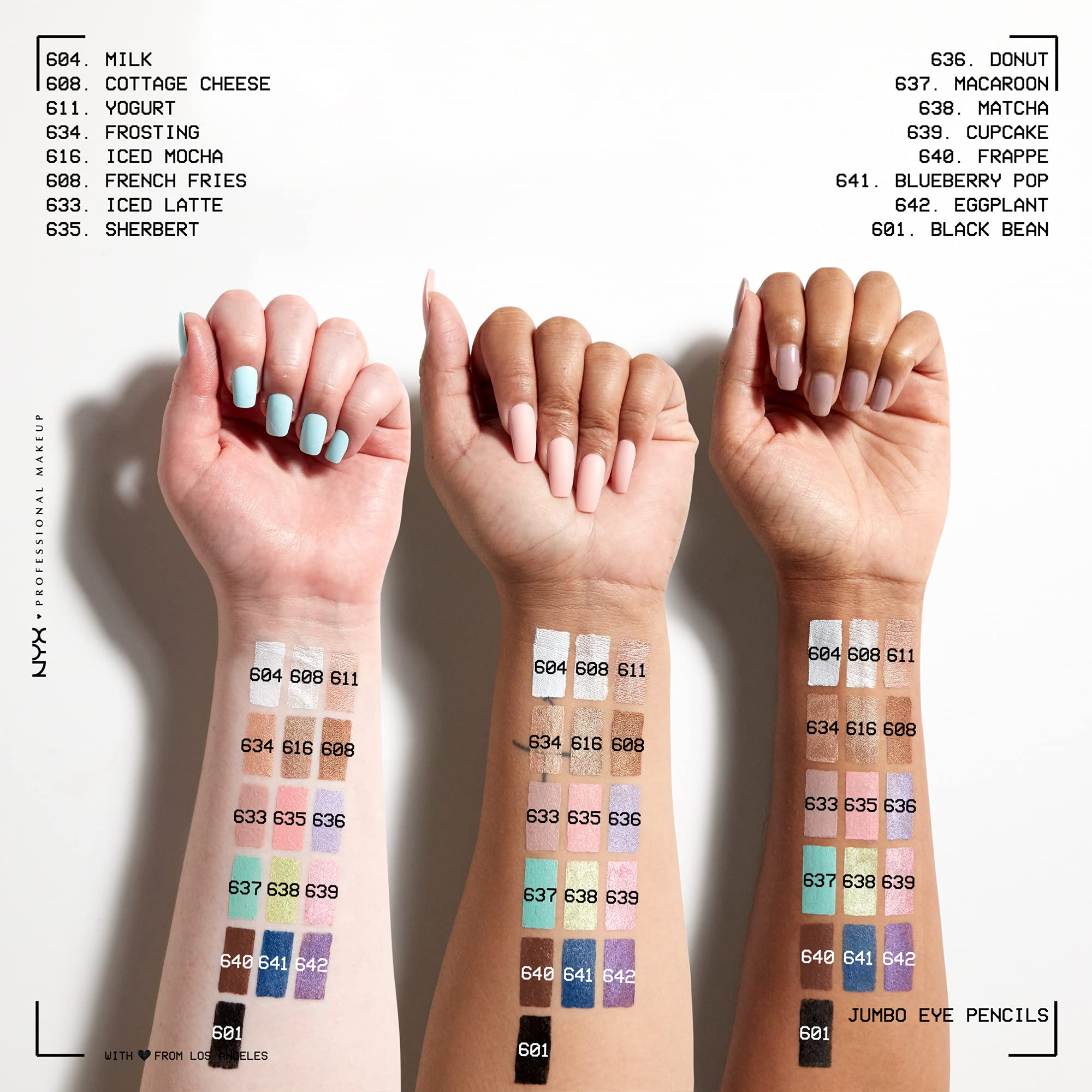NYX Jumbo Lapiz Ojos iluminador para rincones interiores.