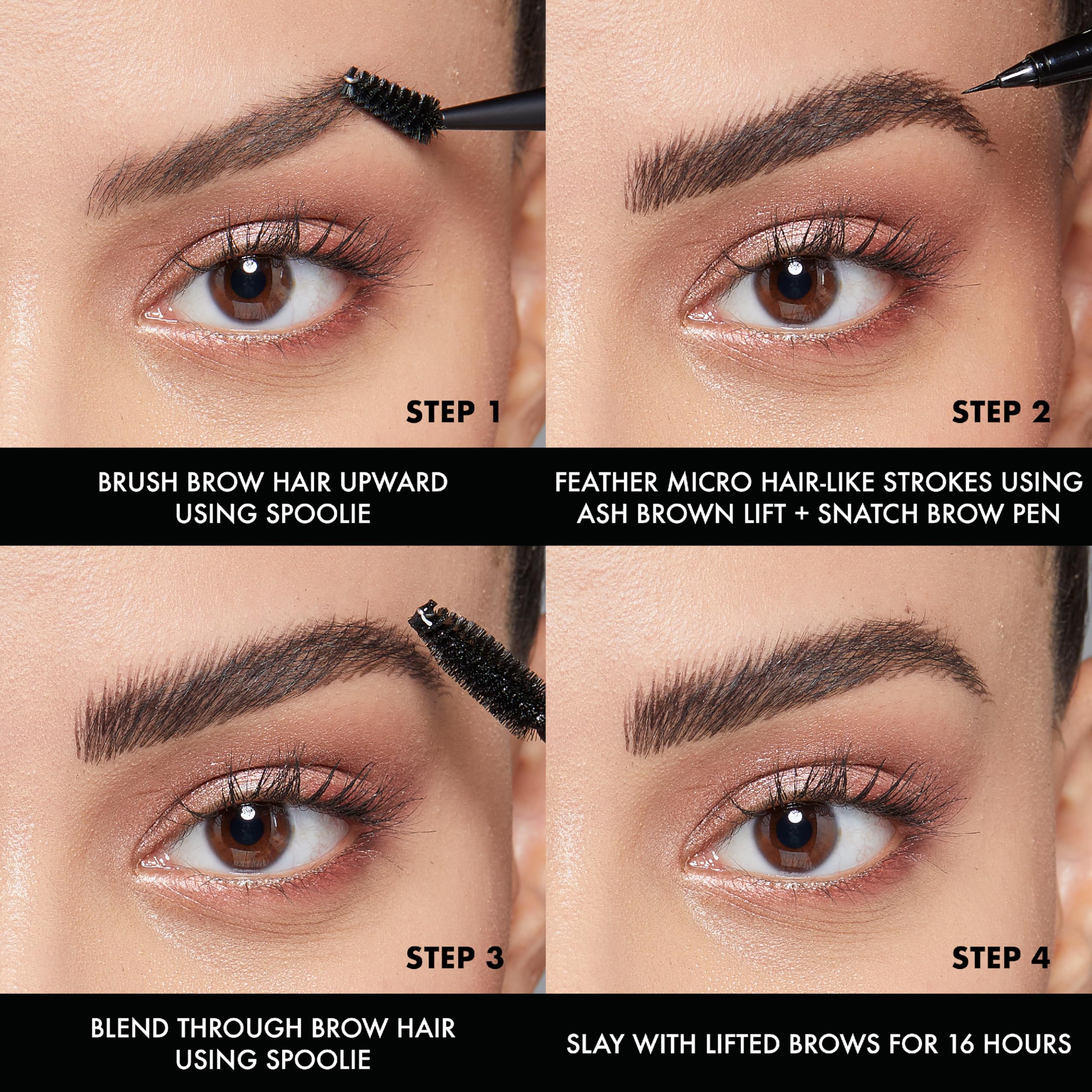 NYX Lift & Snatch Eyebrow Tint Pen precision detail showing hair-like texture