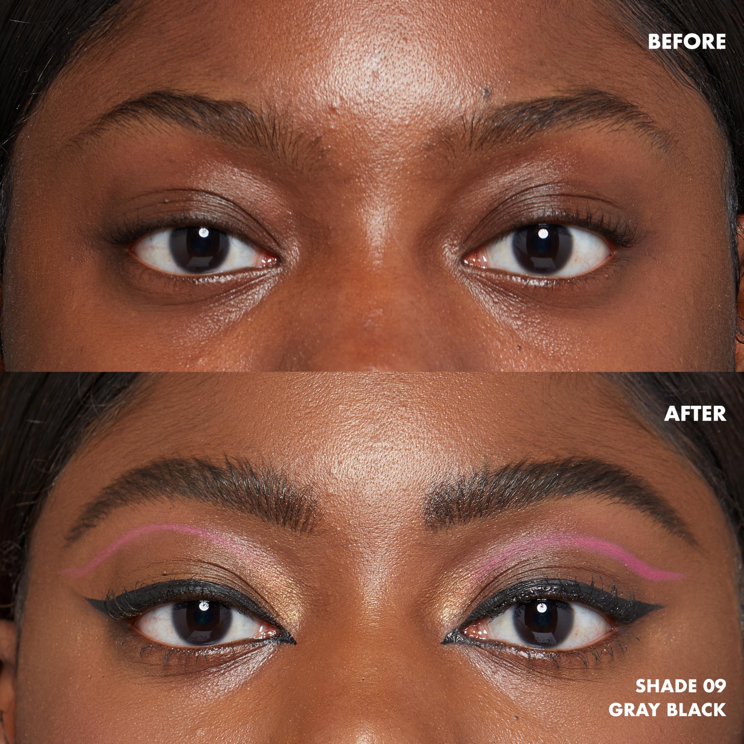 NYX Lift & Snatch Eyebrow Tint Pen flexible-tip close-up enables customizable brow widths