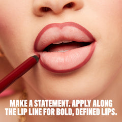 NYX Line Loud Lip Liner application close-up showing smooth, tug-free lining