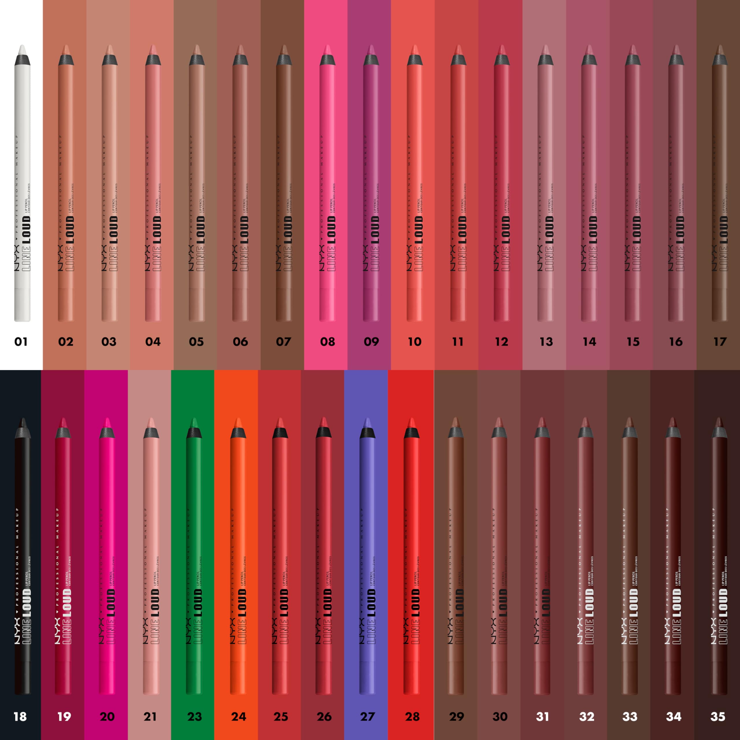 NYX Line Loud Lip Liner cruelty-free badge showcased with ethical branding