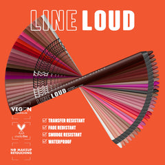 NYX Line Loud Lip Liner swatches reveal rich pigment and long-lasting payoff