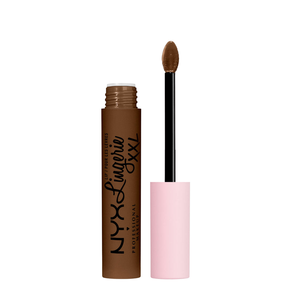 NYX Lip Lingerie XXL bottle front view shows Goin Desnuda for everyday matte wear