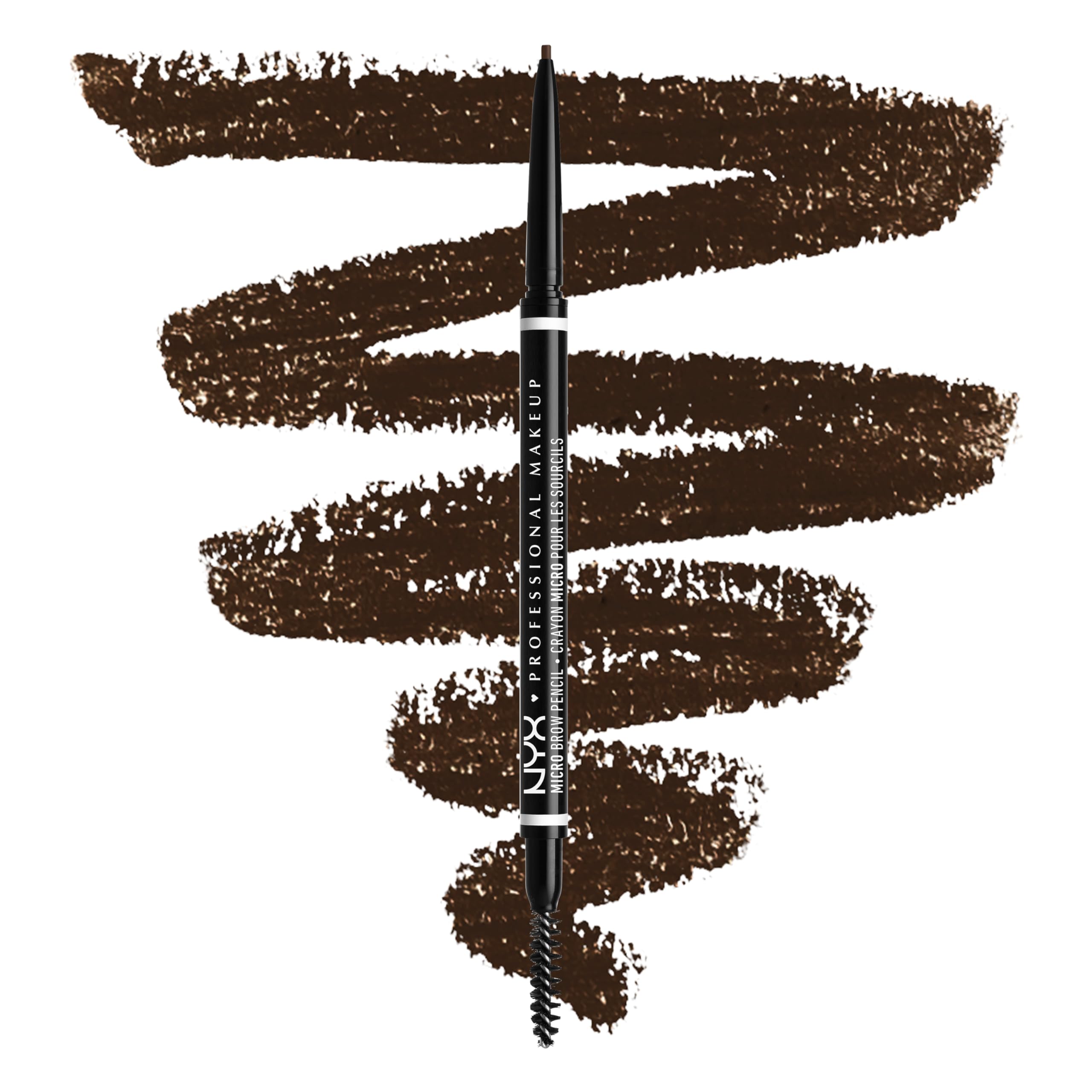 NYX Micro Brow Pencil Espresso precision tip for hair-like strokes