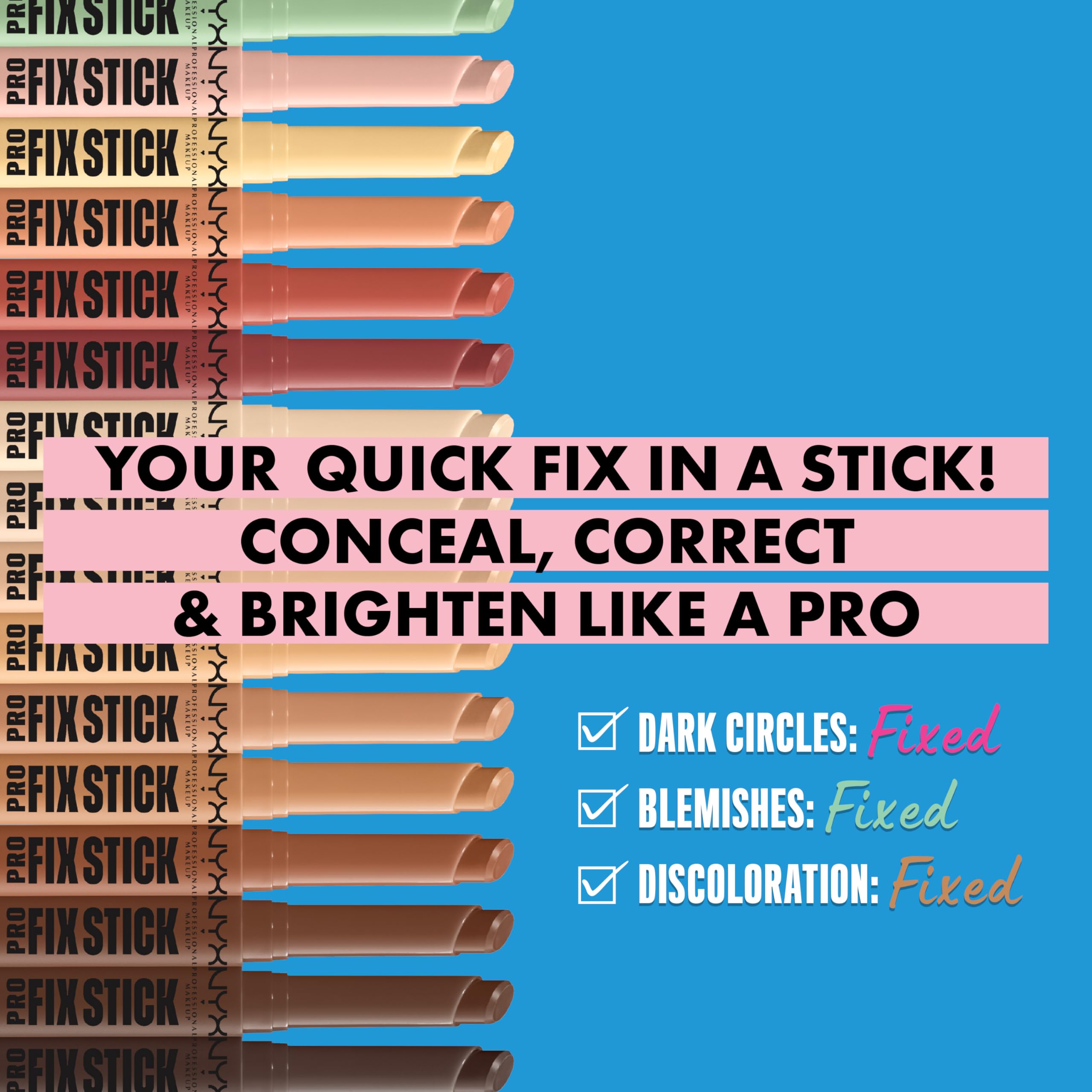 NYX Pro Fix Stick Cinnamon close-up shows creamy texture for smooth blending.