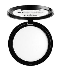 NYX PROFESSIONAL MAKEUP HD Finishing Powder translucent compact open shows easy access for on-the-go touch-ups