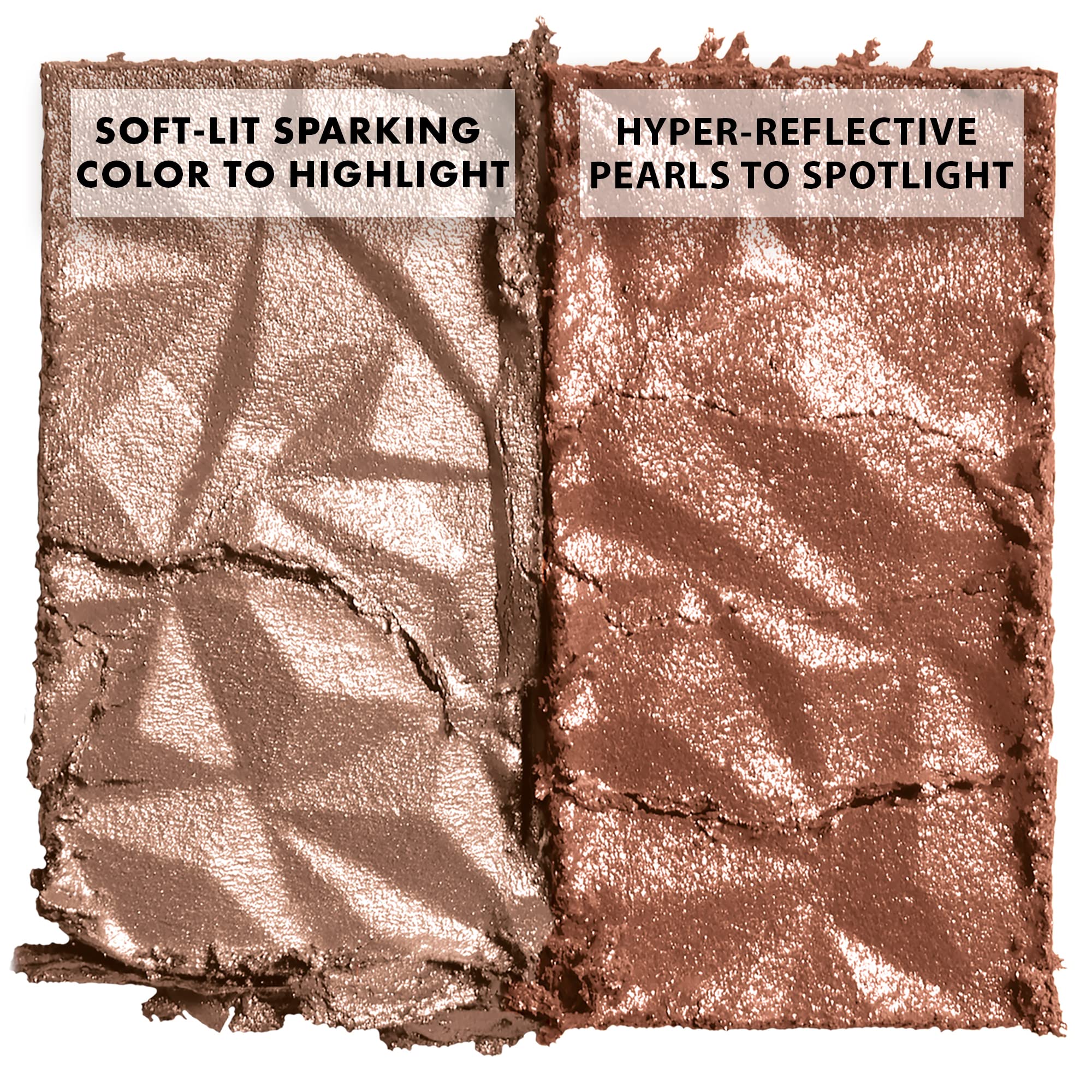 NYX Born To Glow Icy Highlighter Duo hyper-reflective pearl shade delivers luminous highlighting