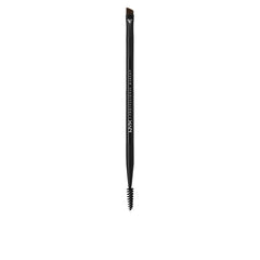 NYX Pro Dual Brow Brush with angled end and spoolie for precise brow definition and grooming