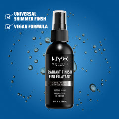 NYX PROFESSIONAL MAKEUP Radiant Finish close-up of micro pearls for glow