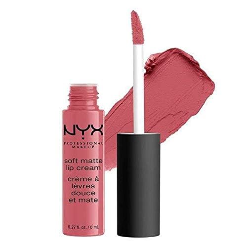 NYX Professional Makeup Soft Matte Lip Cream packaging focuses on compact, travel-friendly design.