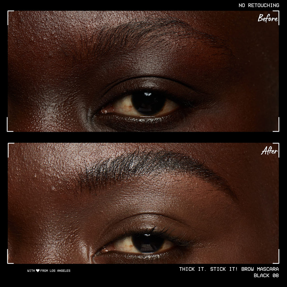 NYX PROFESSIONAL MAKEUP Thick It Stick It Brow Mascara eyebrow-definition shapes arches with a natural finish