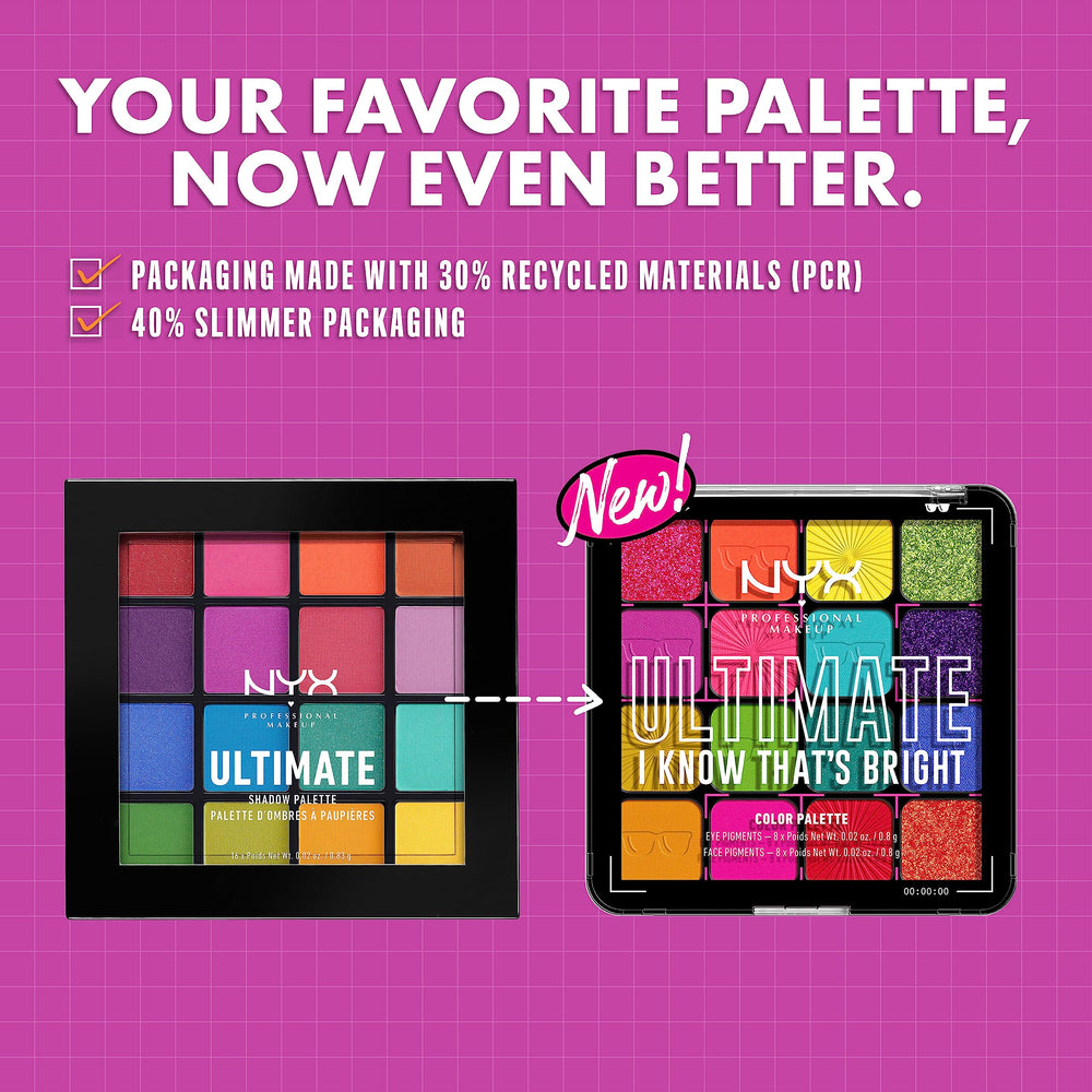 NYX Ultimate Shadow Palette delivers all-day color without fade