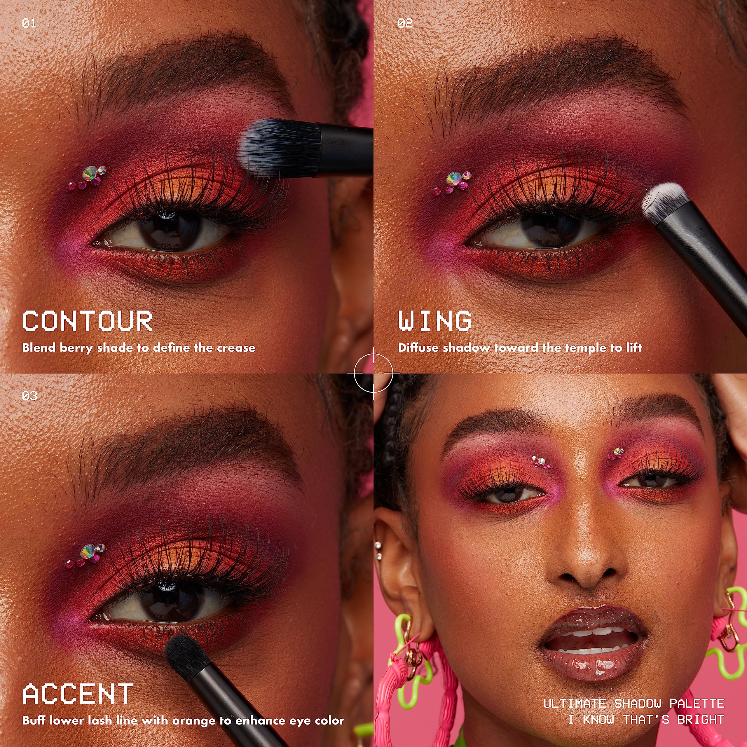NYX palette packaging shows light-weight design with recycled content