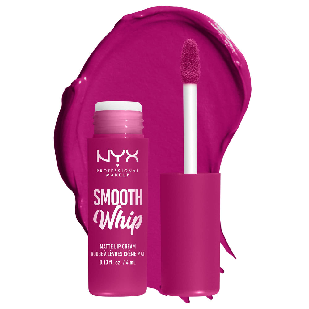 Packaging closeup of NYX Smooth Whip Matte Lip Cream Bday Frosting