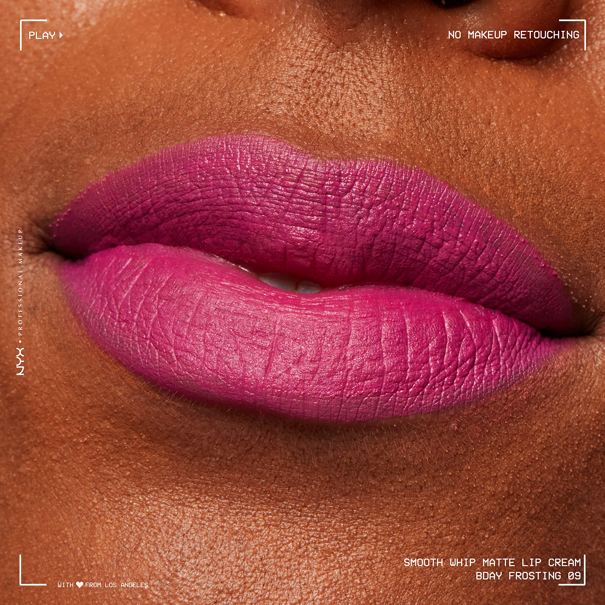 Moisturizing shea and cocoa butter visible in NYX Smooth Whip Matte Lip Cream
