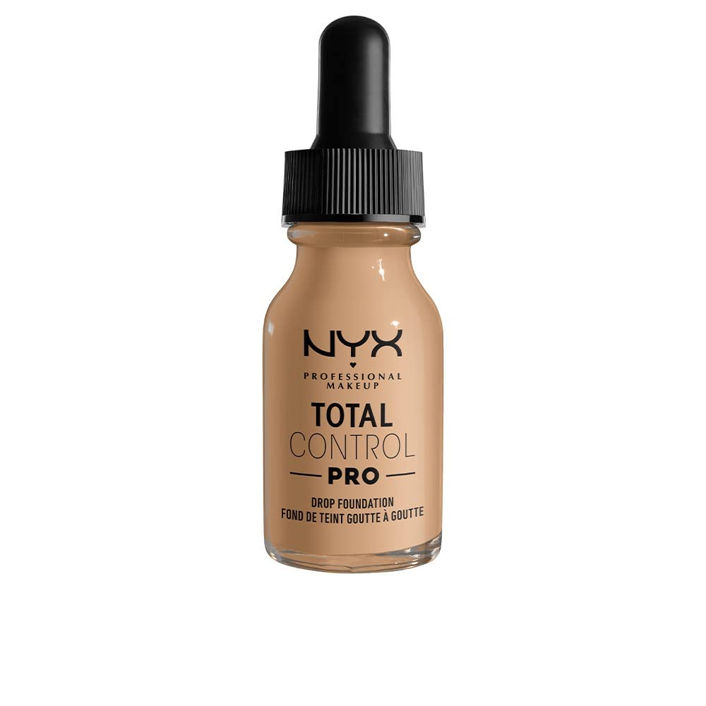 NYX Total Control Pro Drop Foundation Buff with dropper for buildable, skin-true coverage