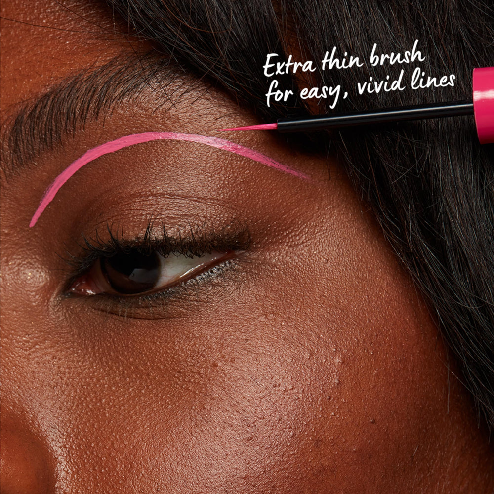 NYX Vivid Brights Ghosted Green waterline pairing idea adds pop with pencil.