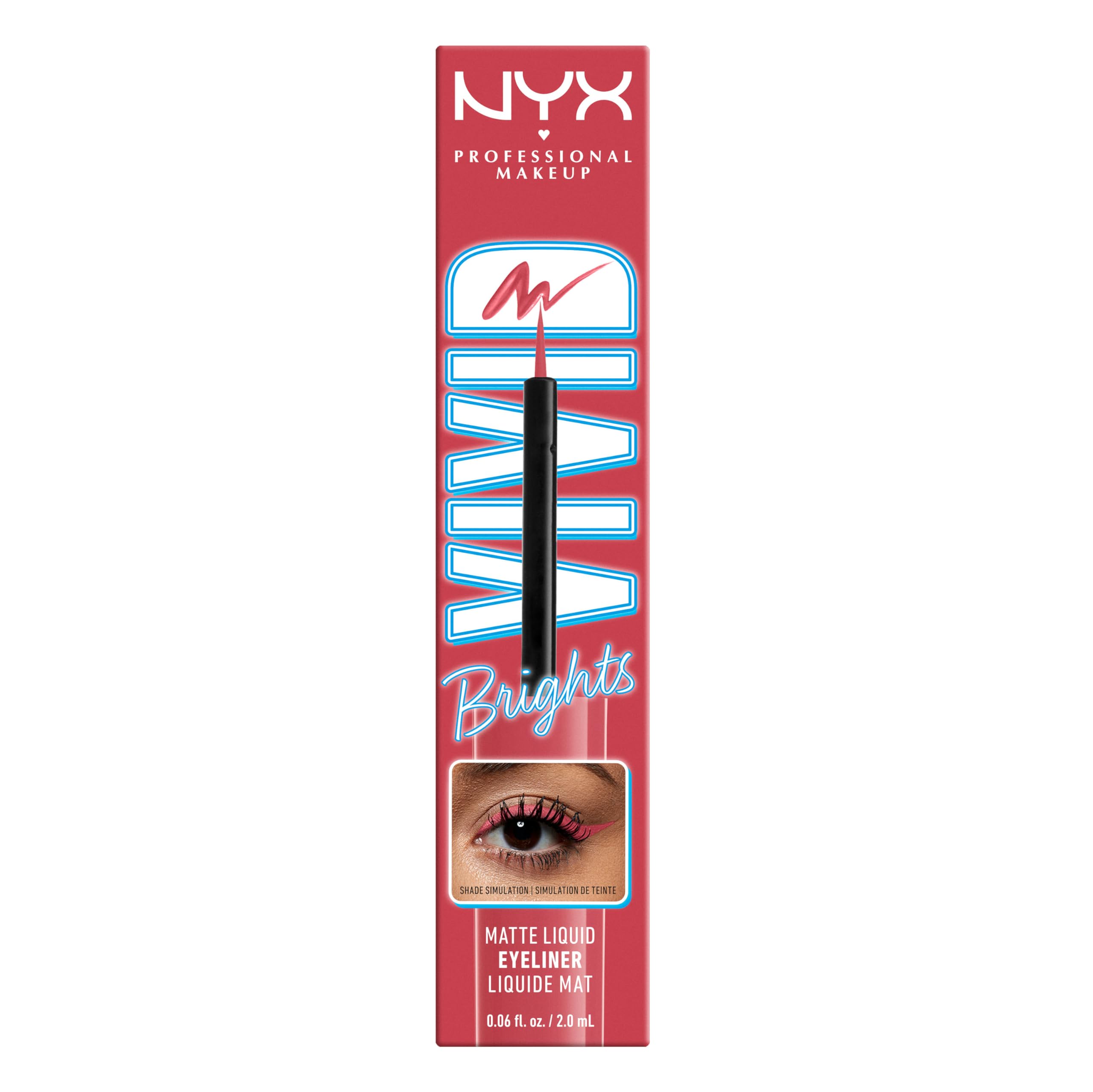 NYX red liner shown with cruelty-free assurance.