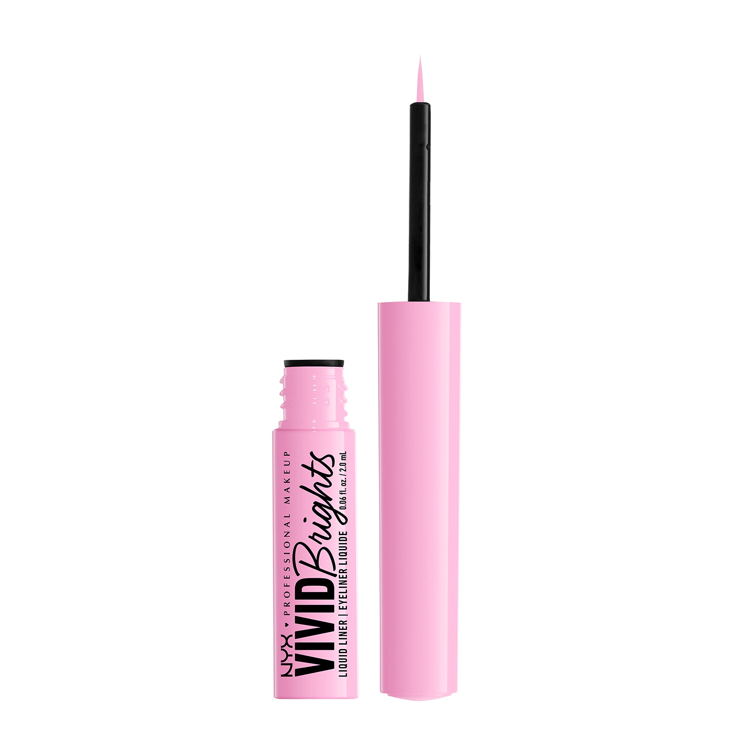 Graphic-look potential with NYX Sneaky Pink for bold designs.